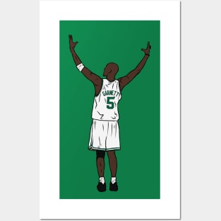 Kevin Garnett Embrace the Crowd Posters and Art